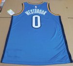 0 Westbrook Oklahoma City Thunder Okc Maillot Bleu